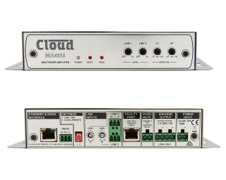 Cloud MA40E: 2x 20 W Mini-Verstärker mit Ethernet Steuerung und DSP