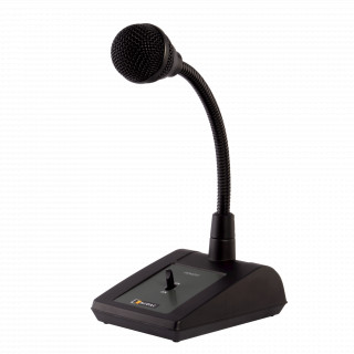 AUDAC PDM200: Pagingmikrofon mit Schwanenhals, Kippschalter mit 3 Positionen