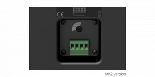 AUDAC WX802MK2/B: Aufbaulautsprecher Paar, 1x8, 1x1, 70W/16Ohm, 100V (60W/30W/15W), mit UBügel,schwarz