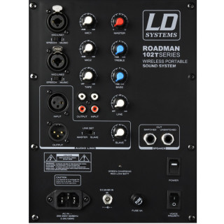 LD Systems Roadman 102CD Akkubox mit CD-Player und Mikroport